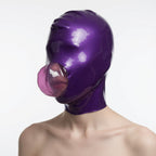 Breathplay Shop contoured latex breath play hood