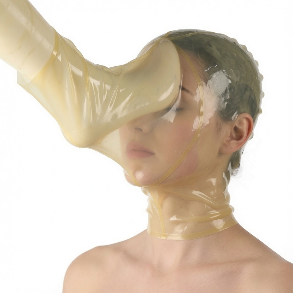 Latex Feet Breath Play Hood by Breathplay Shop