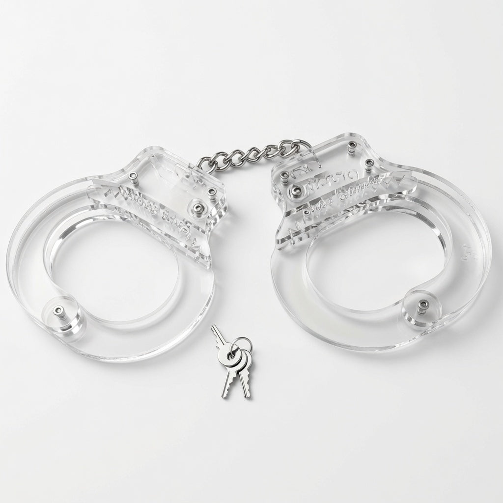 Transparent Handcuffs ® DOMINA STORE