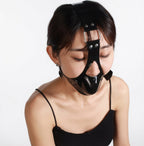 Leather Ball Gag Harness® with durable leather construction and custom fit