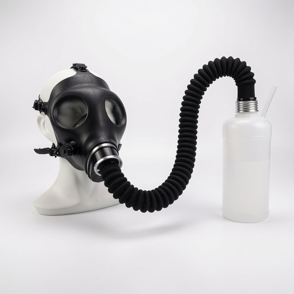 Breath Play Gas Mask® with durable plastic construction