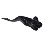 Black PU leather BDSM Mermaid Sleepsack