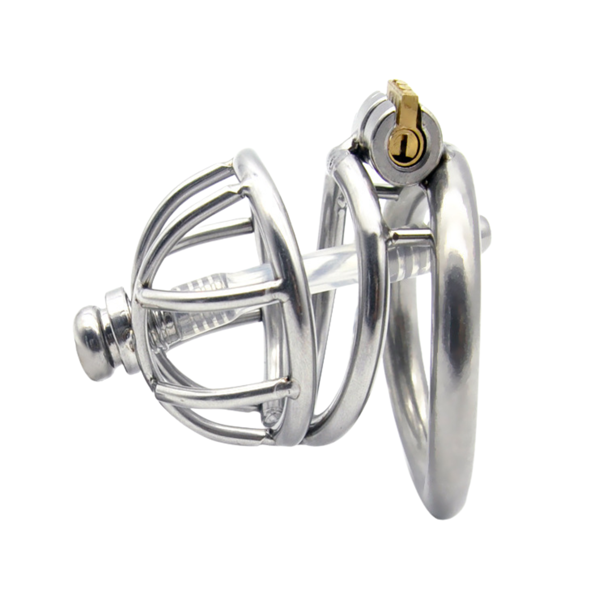 Ring Metal Stainless Steel Chastity Lock® with durable metal construction