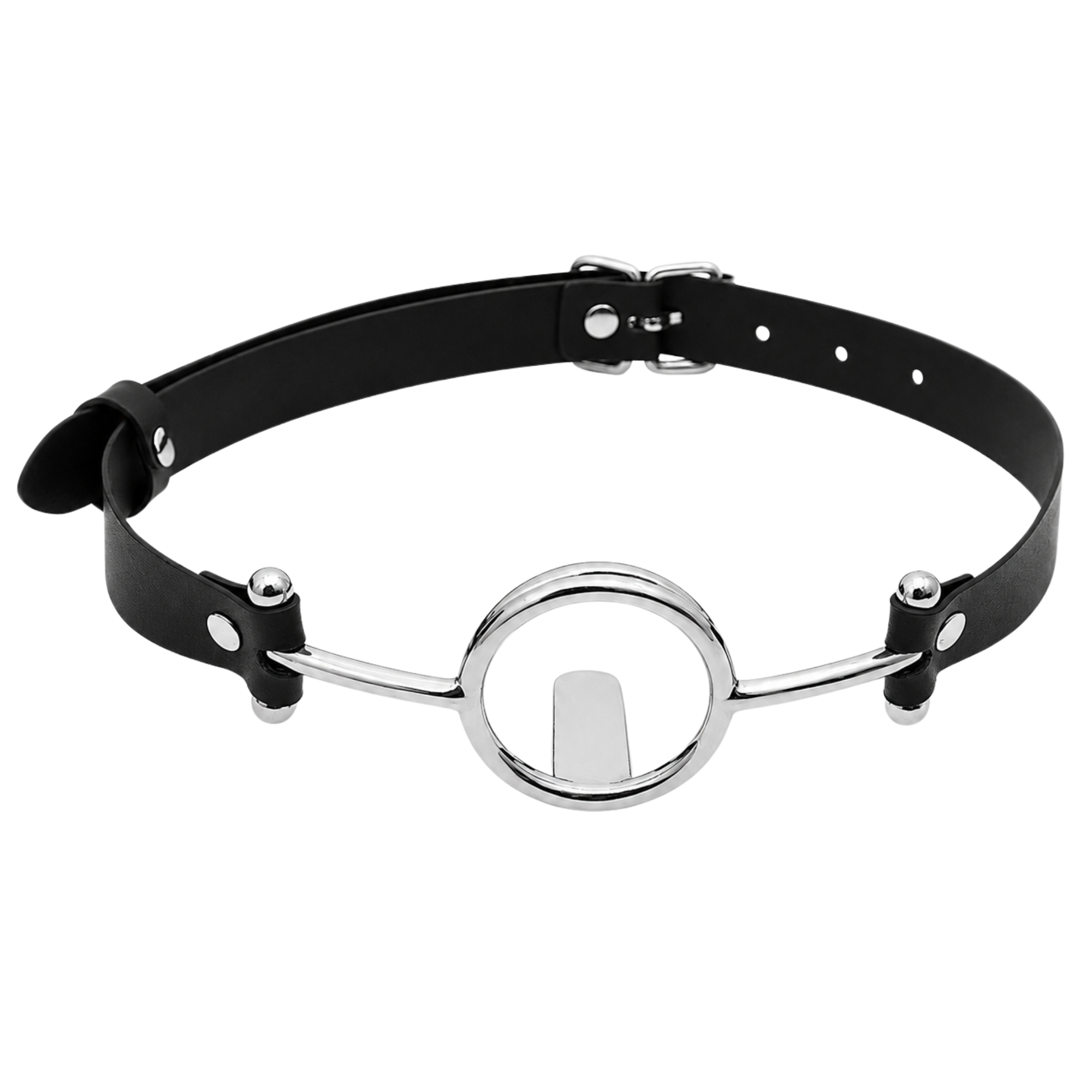Metal Ring Gag For Slaves ® DOMINA STORE