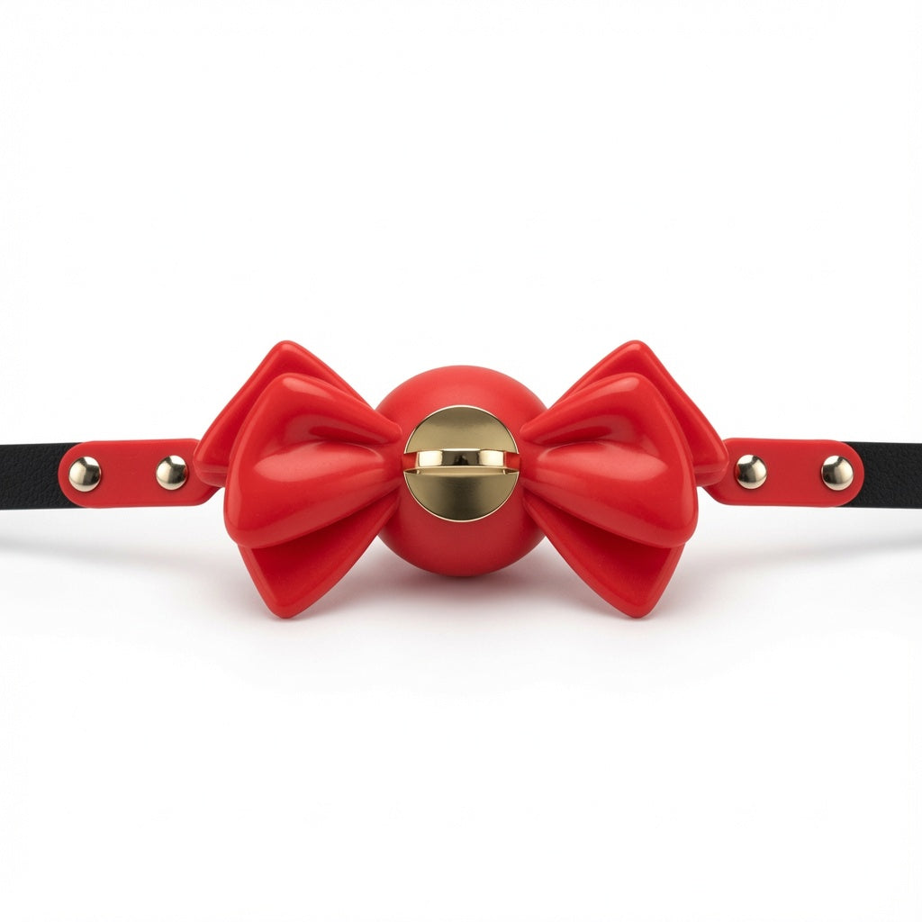 Red Silicone Candy Ball Gag ® DOMINA STORE