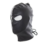 Black PU Leather Hood ® DOMINA STORE