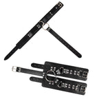 Leather Bondage Restraint | BDSM Neck & Hand Gear USA