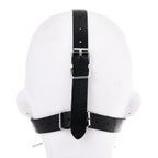 Leather Metal Ring Head Gag® accessory from DOMINA STORE