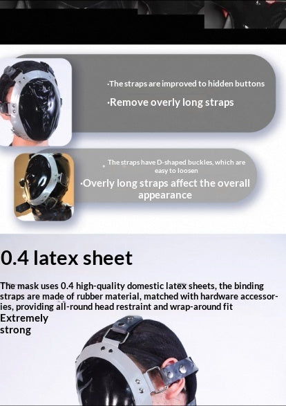 Close-up of the Hardcore BreathPlay Cap® showing durable latex construction