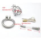 Ring Metal Stainless Steel Chastity Lock® available in multiple ring sizes