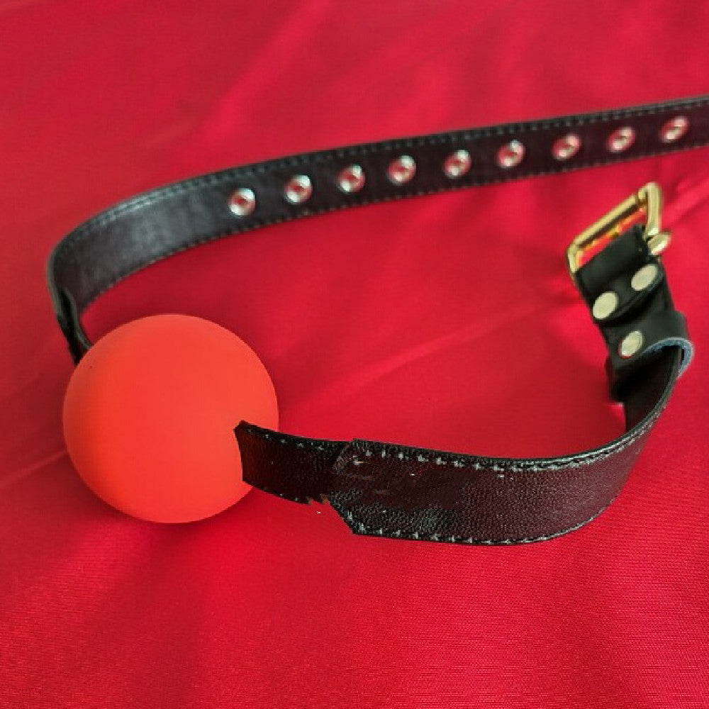 Leather Ball Gag ® DOMINA STORE