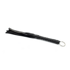 Luxury BDSM Leather Whip – Red & Black Small Toy