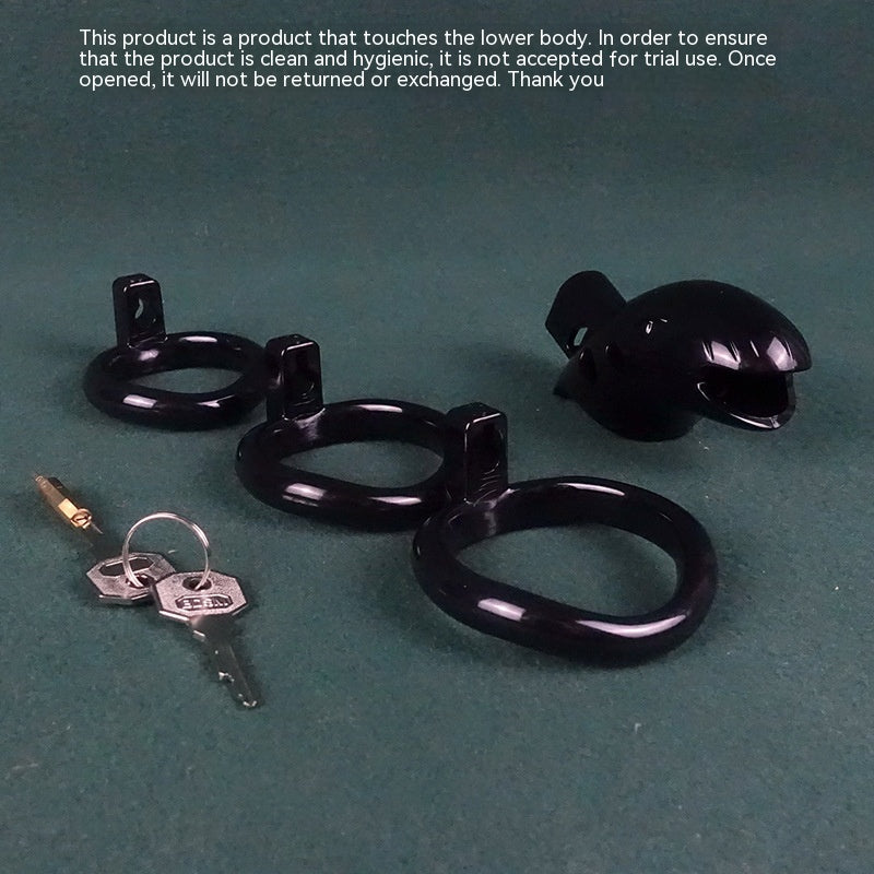 Male Plastic Chastity Lock Harness ® DOMINA STORE