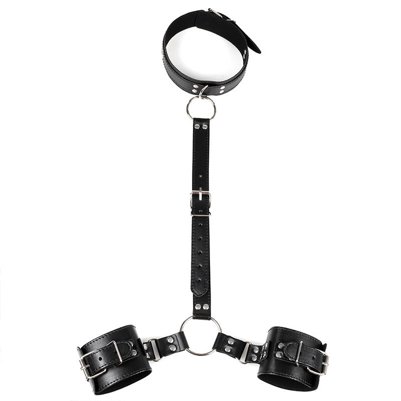 Leather Hand and Neck Restraint® crafted from durable PU leather