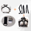 Adjustable restraint harness with storage bag