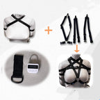 Adjustable restraint harness with storage bag