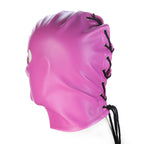 Black PU Leather Hood ® DOMINA STORE