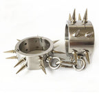 Stainless Steel Self Bondage Cuffs for Intense Stimulation