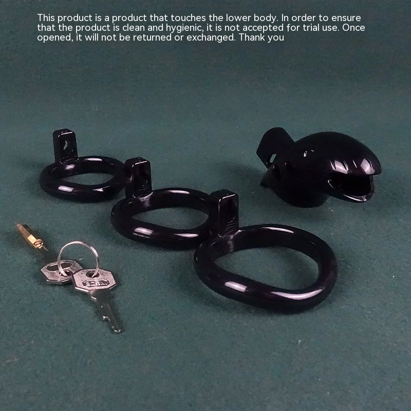 Male Plastic Chastity Lock Harness ® DOMINA STORE