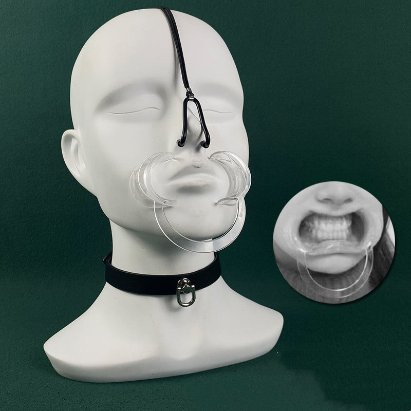 Close-up of the Nose Hook Mouth Opener Gag® available in three sizes