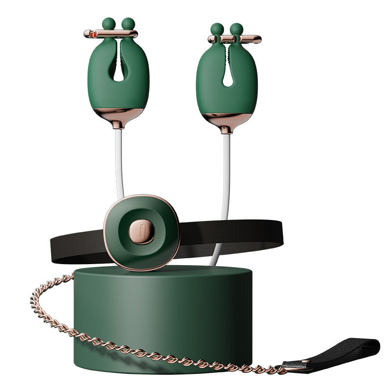 Vibrating Nipple Clamps for Self Bondage 