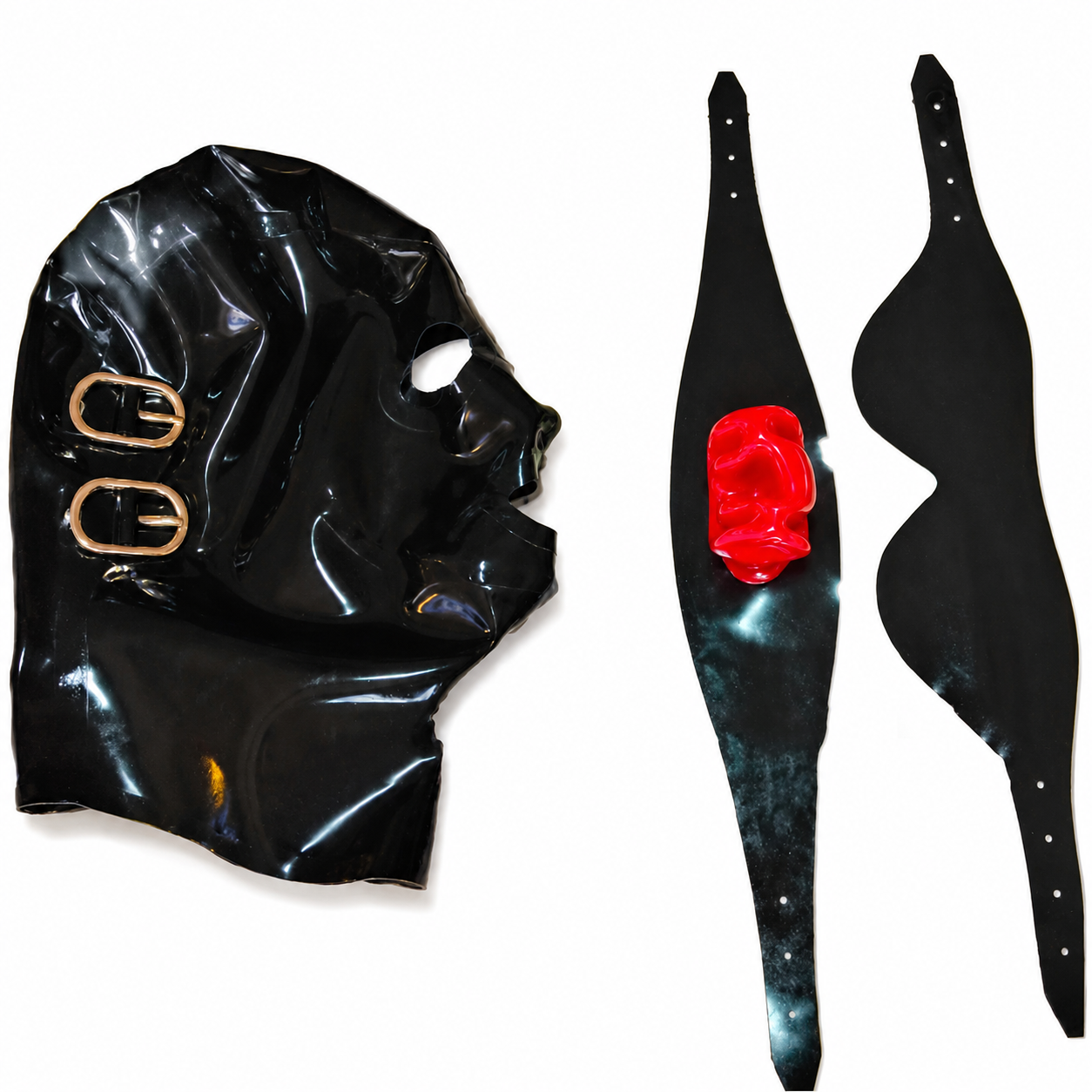 Latex Mask Gag ® BREATHPLAY SHOP