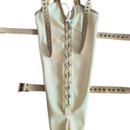 Beige Leather Armbinder Bondage Restraint ® DOMINA STORE