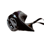 Full head latex mask available in medium and large
