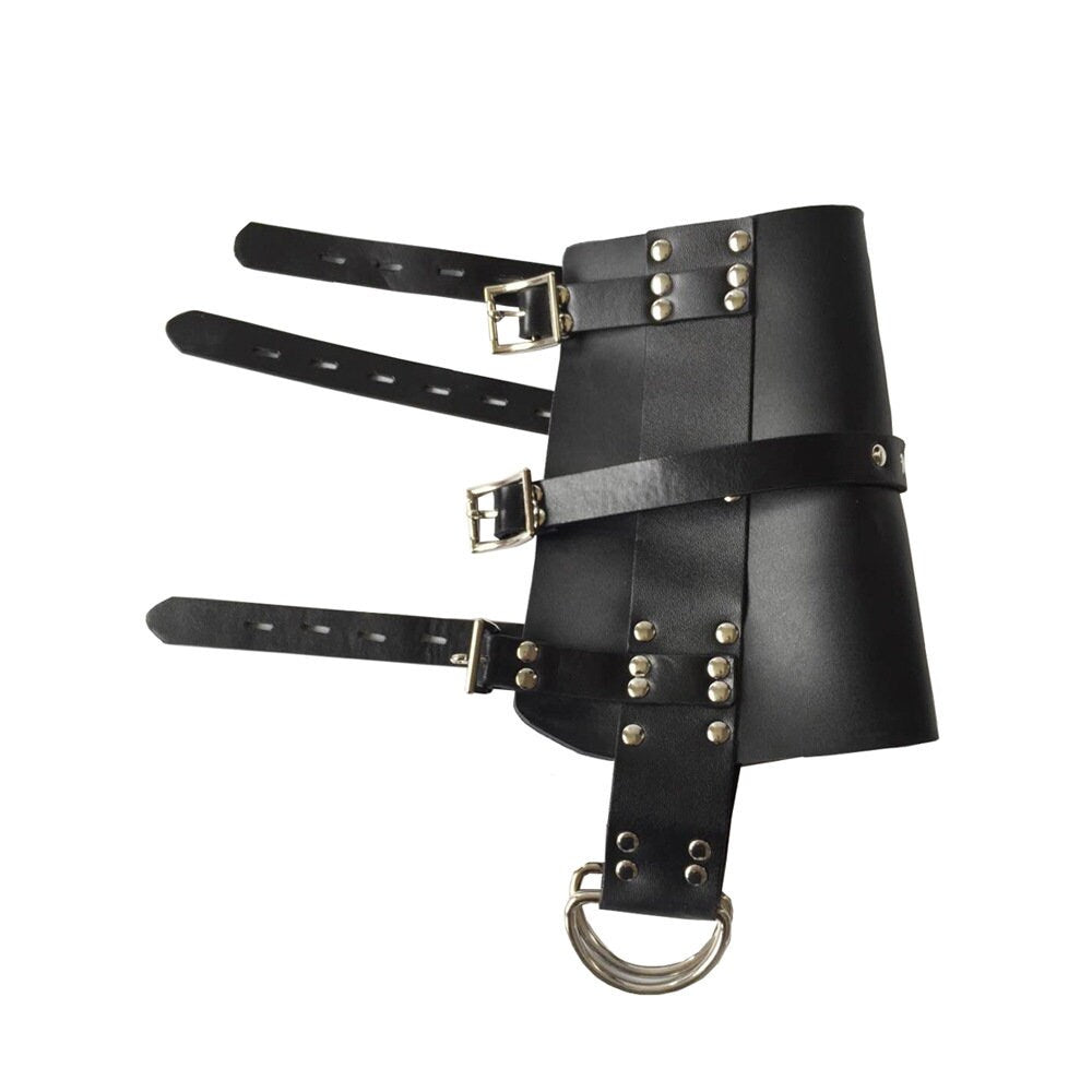 Leather Suspension Boot Cuffs | Premium Bondage Gear