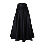Leather Skirt Mid-Length