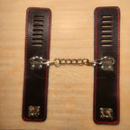 Restrictive Leather Handcuffs for Bondage & BDSM Play
