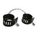 Leather BDSM Cuffs - Secure Slave Handcuffs 