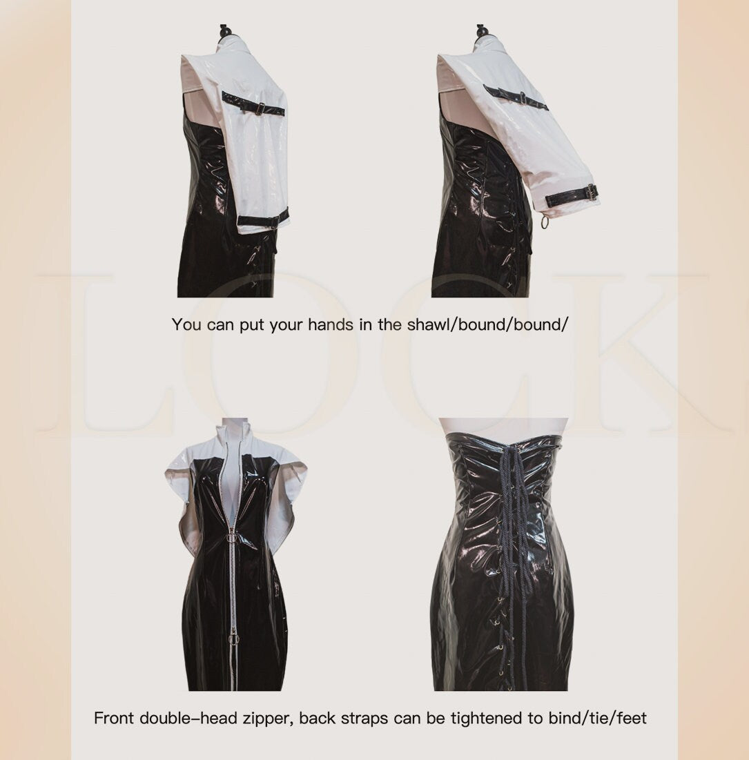 Latex Armbinder Dress | Extreme BDSM Bondage Outfit