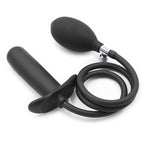 Inflatable Rubber Anal Plug for Bondage & Self Play 