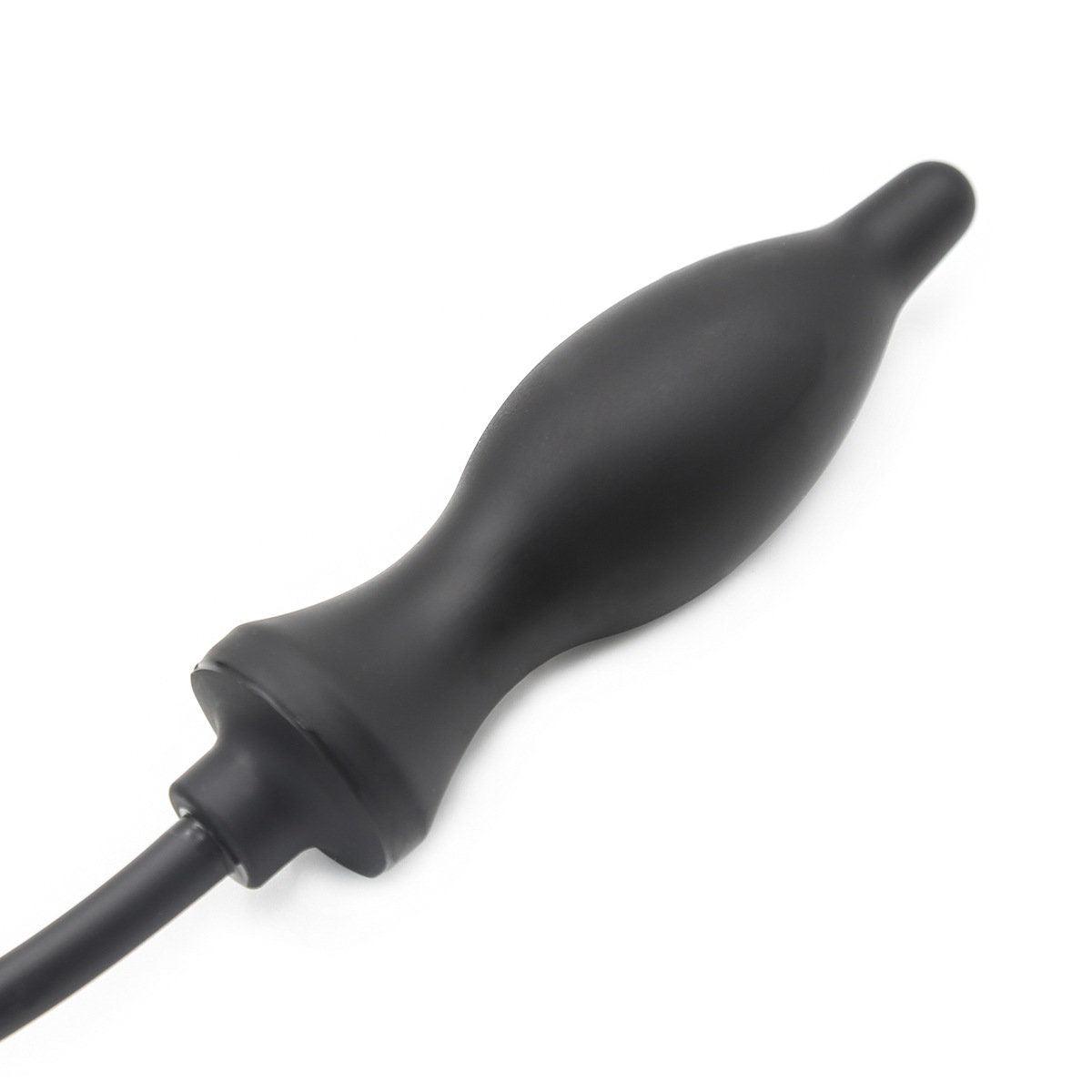 Inflatable Rubber Anal Plug for Bondage & Self Play 