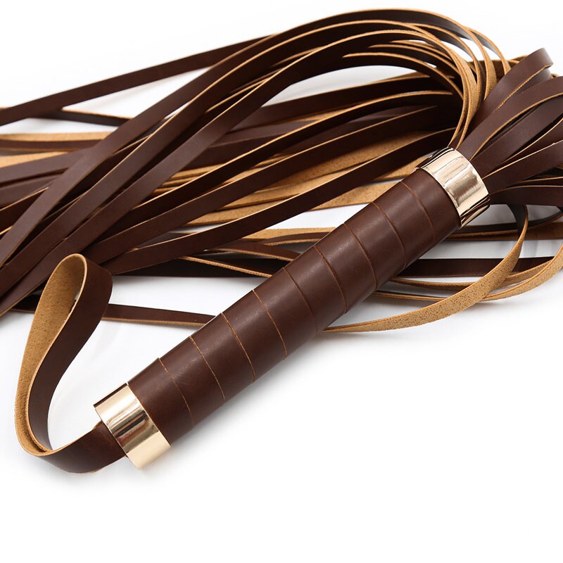 Torture Leather Whip – Premium Bondage & BDSM Gear