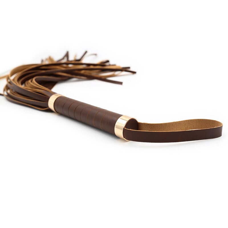 Torture Leather Whip – Premium Bondage & BDSM Gear