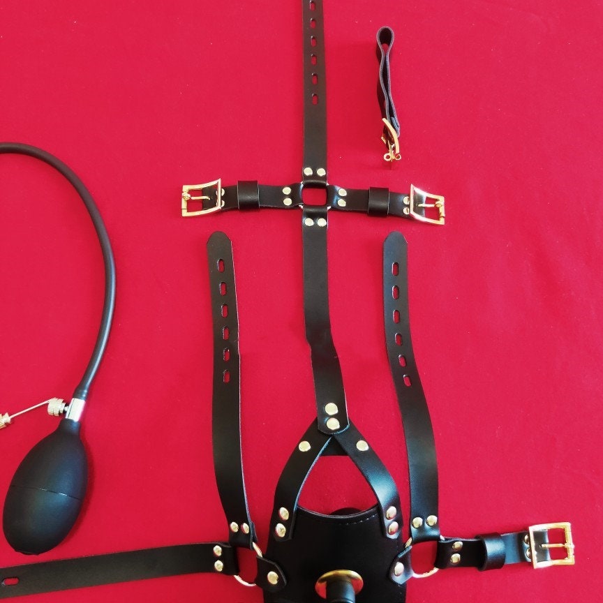 Inflatable Head Harness Gag ® DOMINA STORE