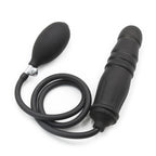 Inflatable Rubber Anal Plug for Bondage & Self Play 