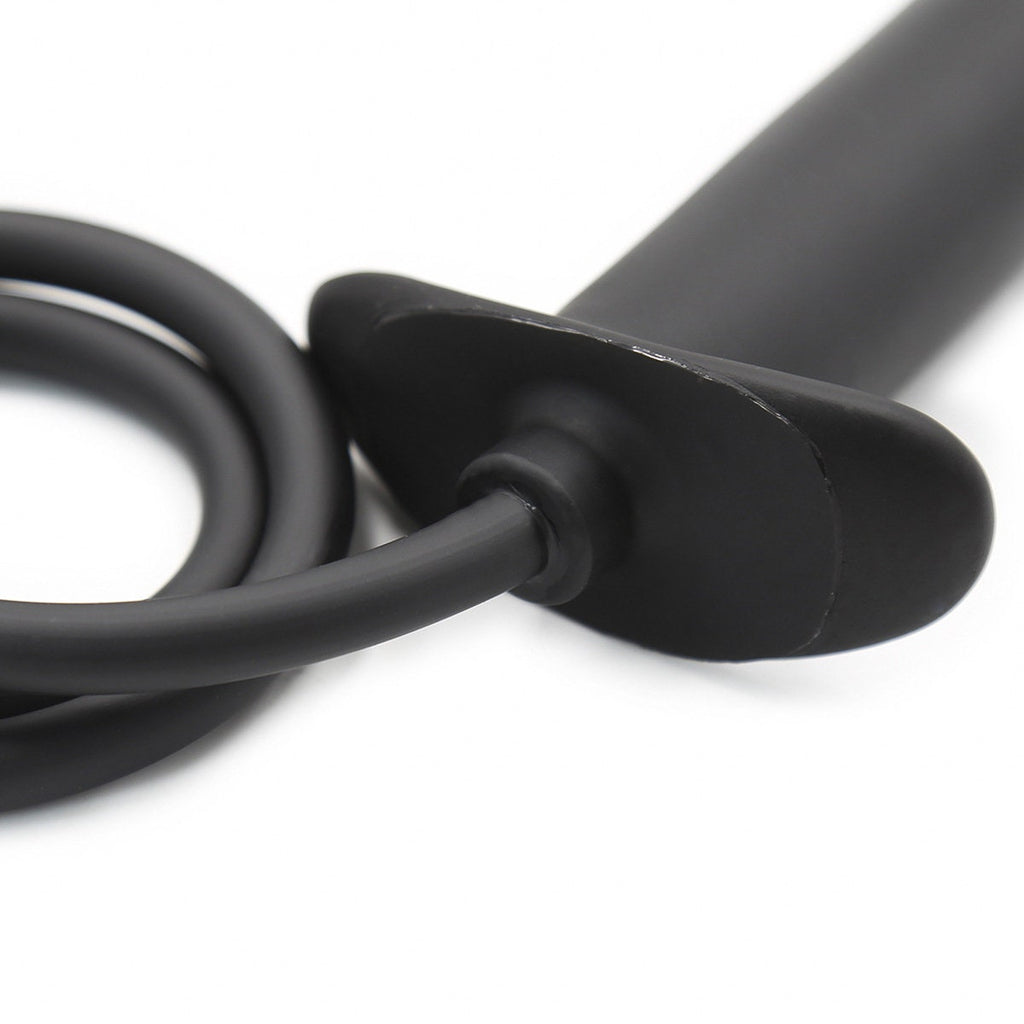 Inflatable Rubber Anal Plug for Bondage & Self Play 