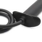 Inflatable Rubber Anal Plug for Bondage & Self Play 