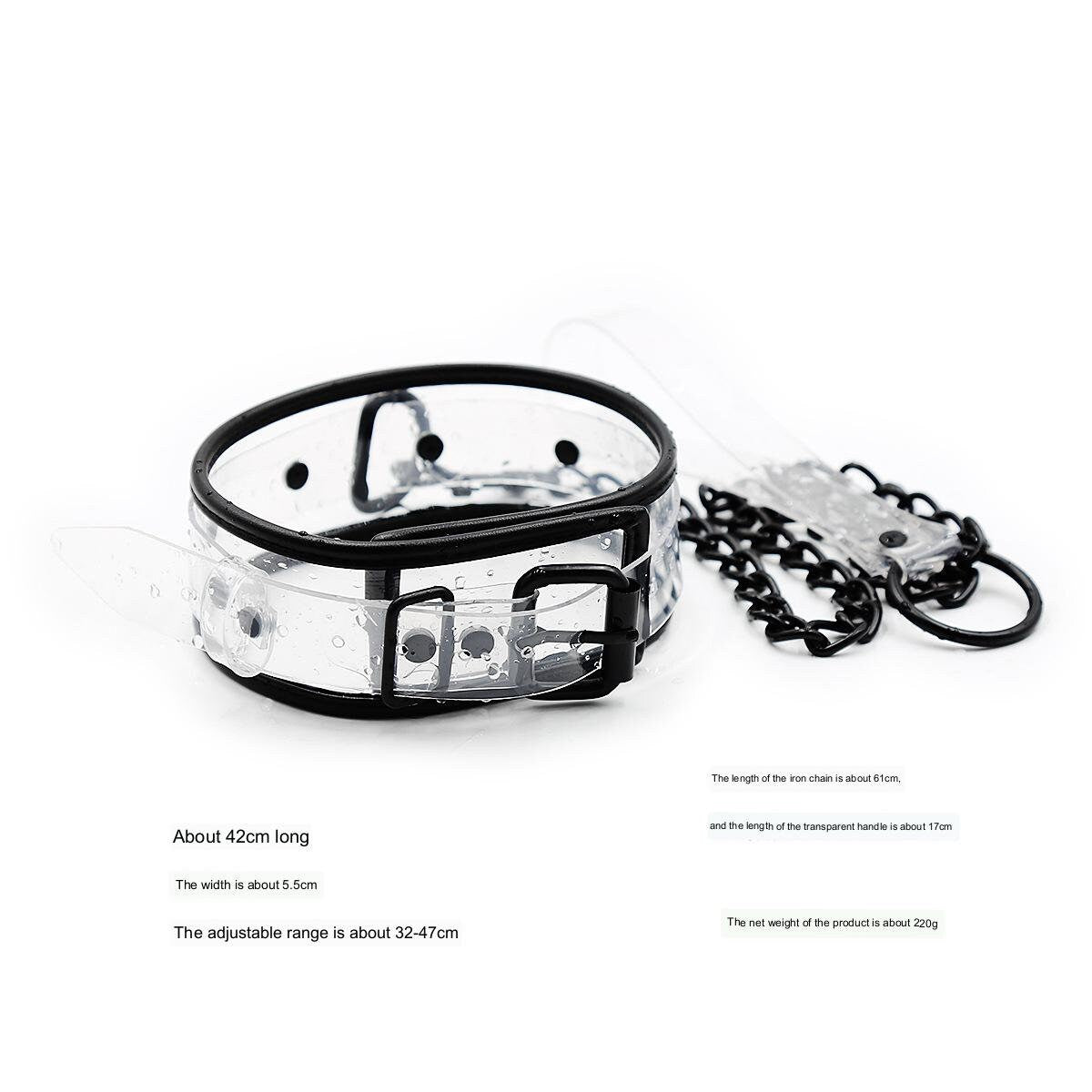 Transparent Handcuffs Cuffs ® DOMINA STORE