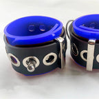 Rubber Thick Lockable Handcuffs ® DOMINA STORE