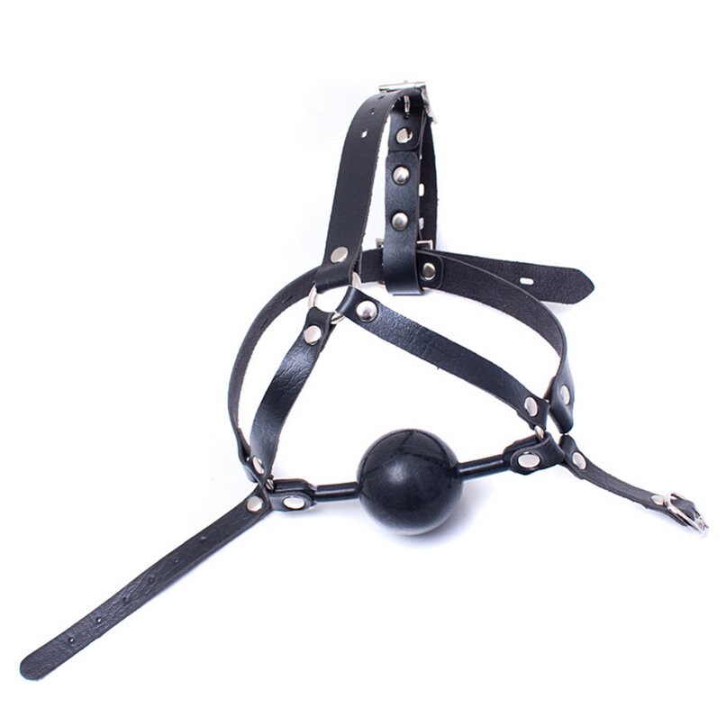 Large Silicon Gag Harness For Slaves  ® DOMINA STORE