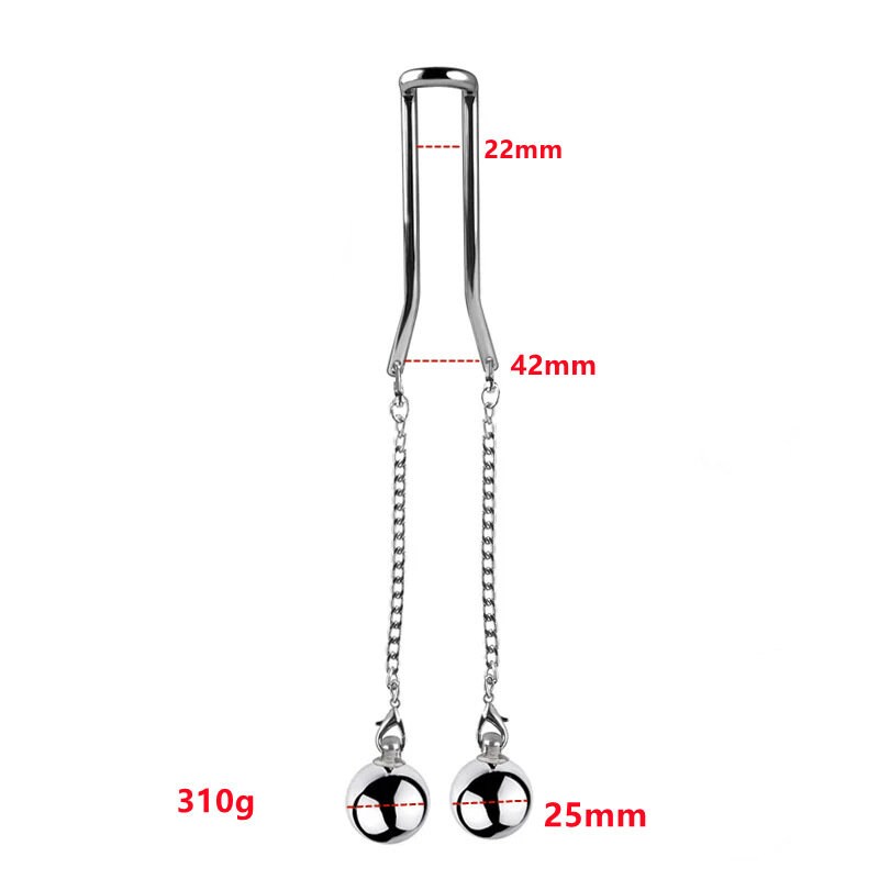 Balls weight torture for slaves ® DOMINA STORE
