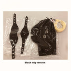 Latex Bondage Headgear Gag for Slaves 