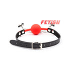 Bdsm Ball Gag Nipple Clamp ® DOMINA STORE