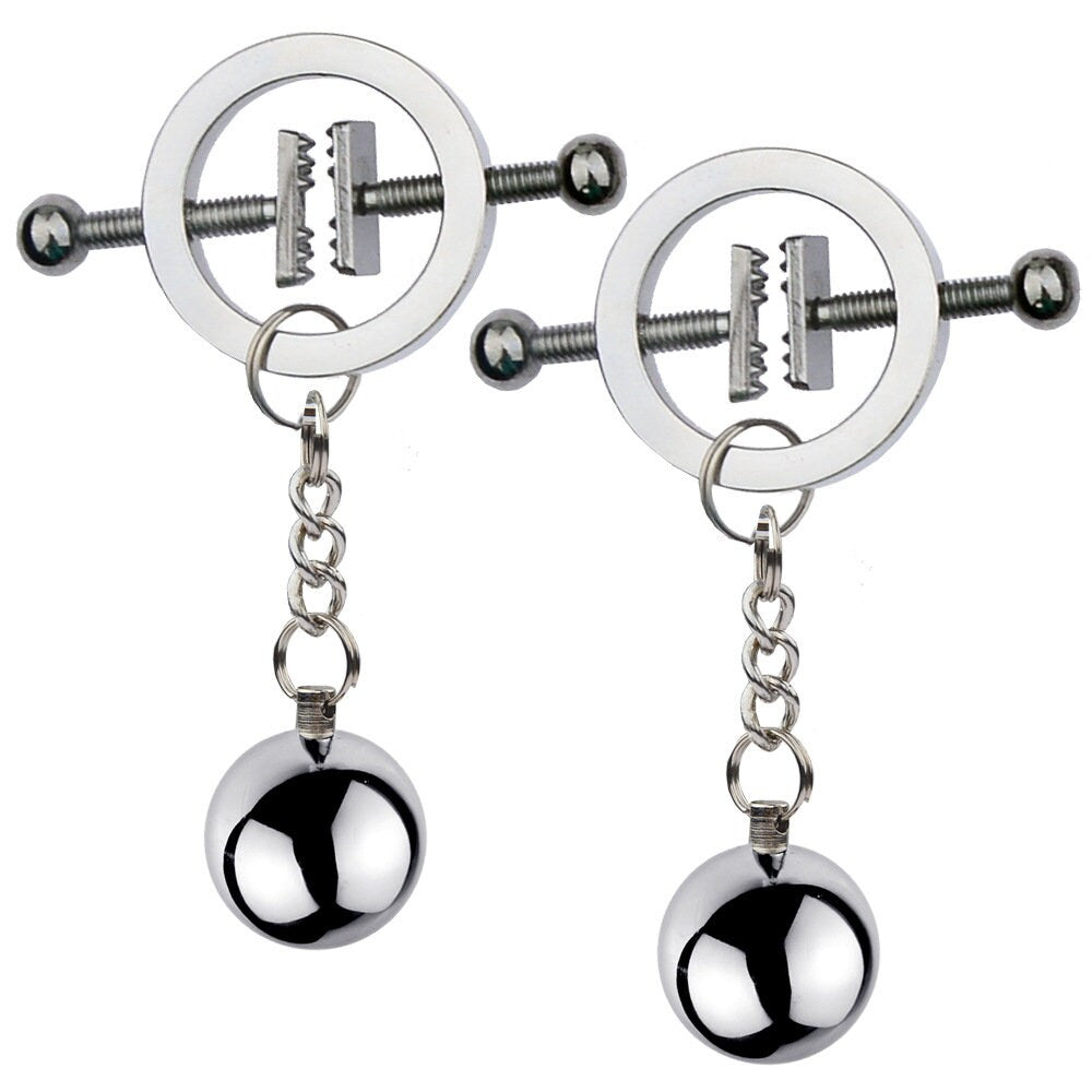 Breast Torture Ball Weight Clip ® DOMINA STORE