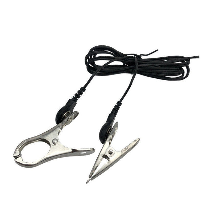 Stainless Steel Electric Shock Nipple Clip ® DOMINA STORE