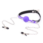 Bdsm Ball Gag Nipple Clamp ® DOMINA STORE